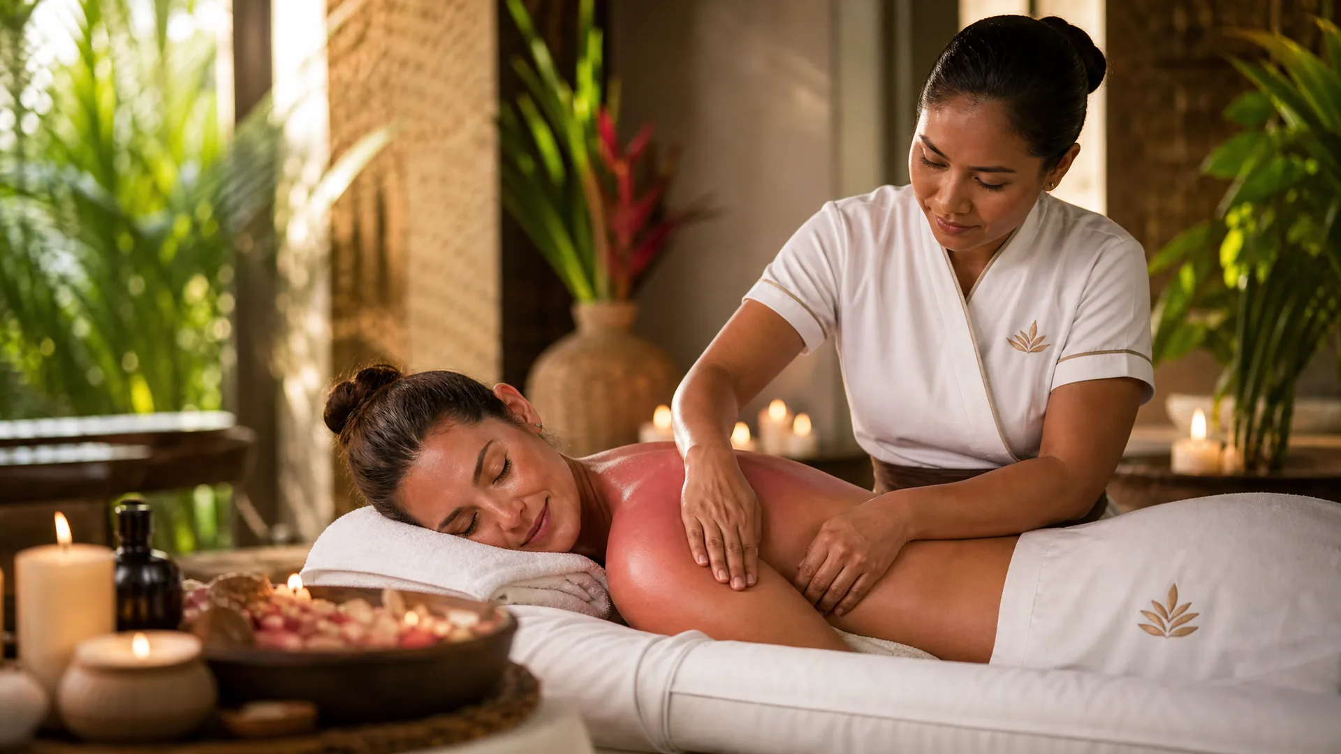 Sunburn Massage Therapy for Faster Healing